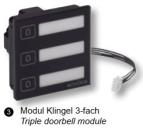Modul Klingel 3-fach 263109